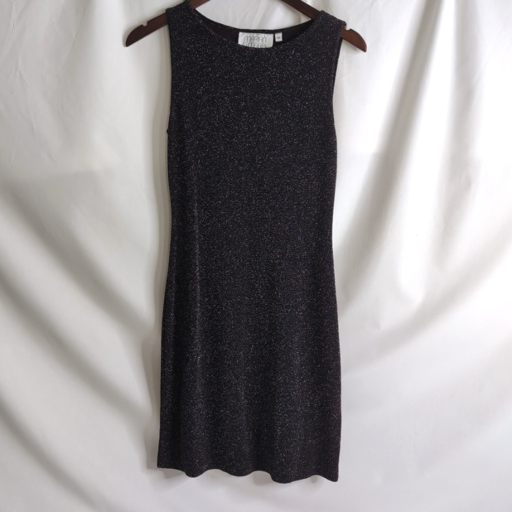 Vintage Marian and Maral Sleeveless Sparkly Cocktail Dress, Size M